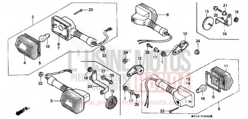 CLIGNOTANT XRV750Y de 2000